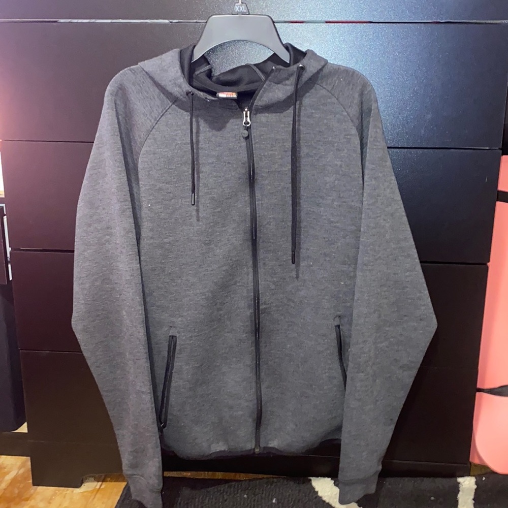 Grey Athletic Hoodie